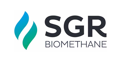 Logo SGR BIOMETHANE Sfondo Bianco 2x 1